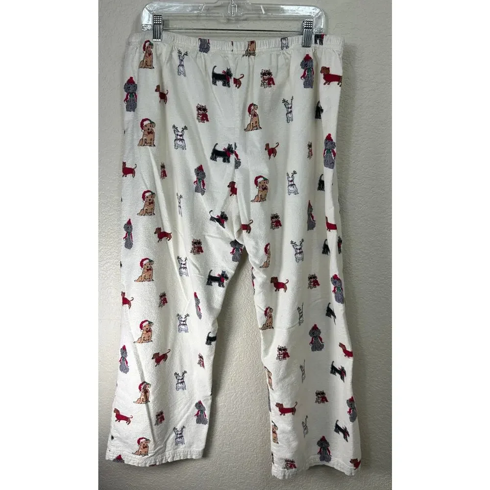 Pajamagram Christmas Dog Pajama Set 1X Cotton Golden Lab pug schnauzer Dachshund - Picture 5 of 10